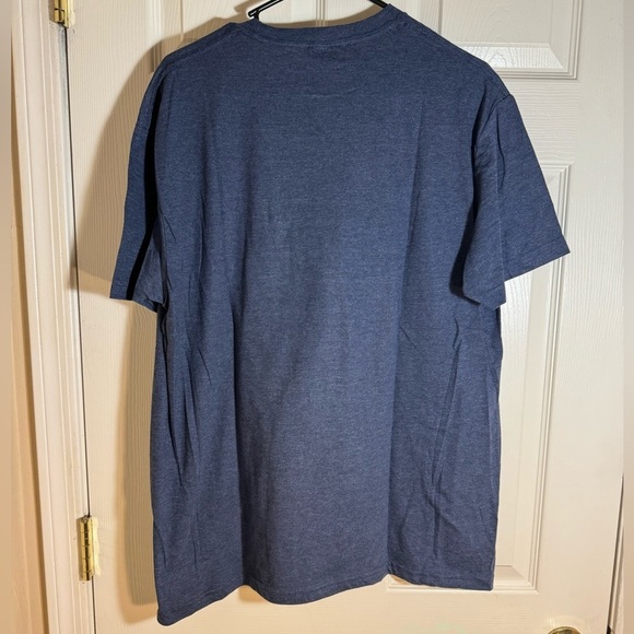 Disney 2024 graphic blue tee with rainbow castle and Minnie Mouse mens size M - Picture 3 of 7